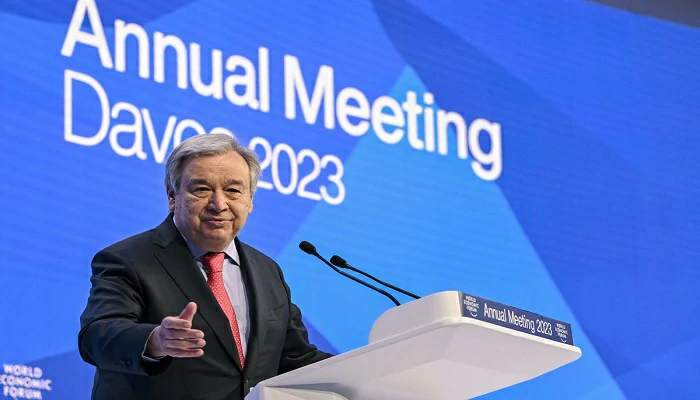 Au sommet de Davos, A. Guterres se lâche, on vit dans un monde toxique…