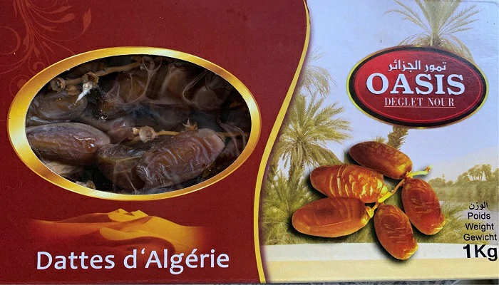 Importation de dattes algériennes