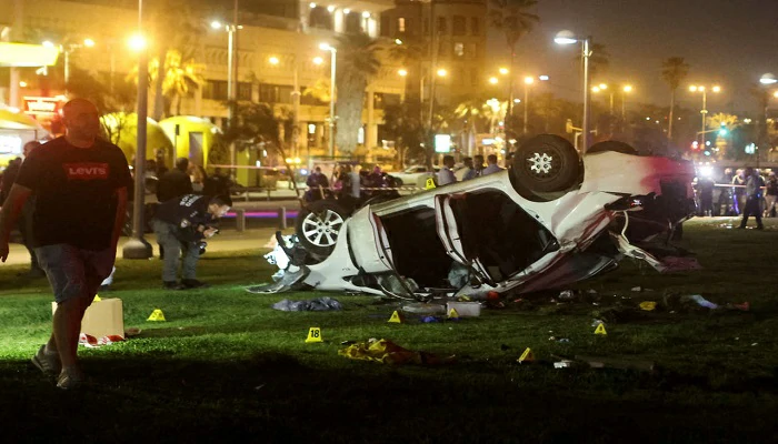 Un attentat à la voiture bélier à Tel-Aviv