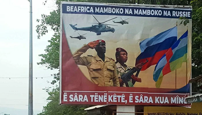 Une base russe en Centrafrique