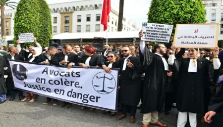 Les robes noires décidés à barrer la route