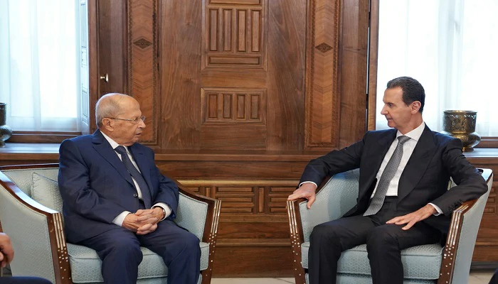 M. Aoun à Damas