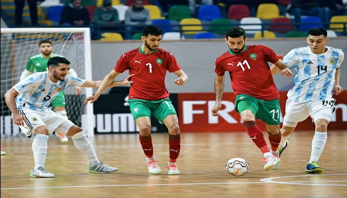 Futsal/Maroc vs Argentine : Les Lions arrachent une victoire et un nul
