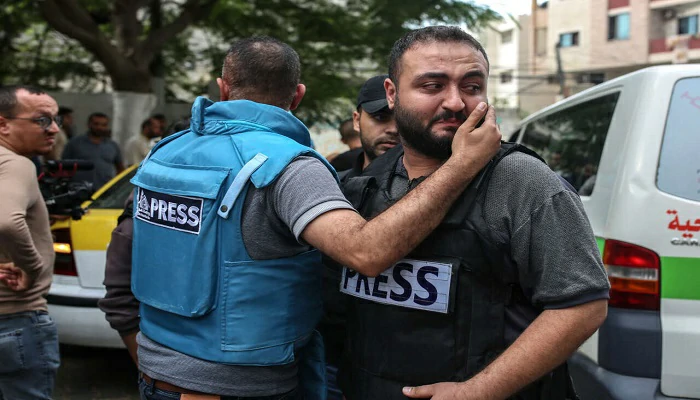 Assassinat des journalistes à Gaza : Un sit-in de solidarité et de dénonciation des crises israéliens à Rabat
