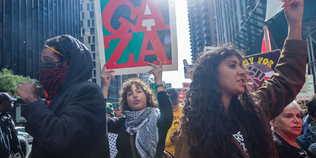 Soutien massif aux Palestiniens aux USA