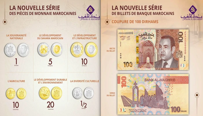 Monnaie fiduciaire : Bank Al-Maghrib met en circulation une nouvelle série billet et de pièces