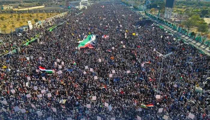 Le Yémen mobilisé pour la Palestine : Des milliers de manifestants à Sanaa et Saada