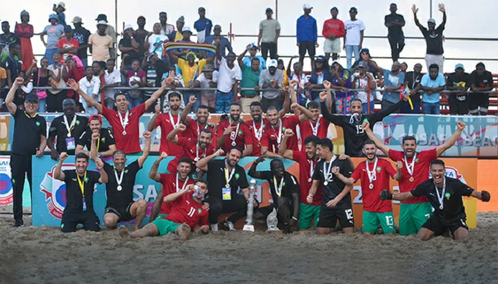 COSAFA beach soccer Tournament : Les Lions de l’Atlas dominateurs