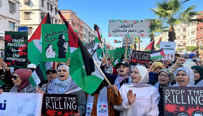 Les Marocains marchent pour la cause palestinienne : Et pétitionnent sur Avaaz pour rompre les amarres avec Israël