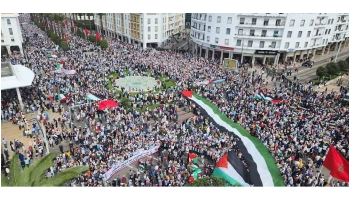Dérives génocidaires à Gaza : Manifestation de solidarité à Azemmour