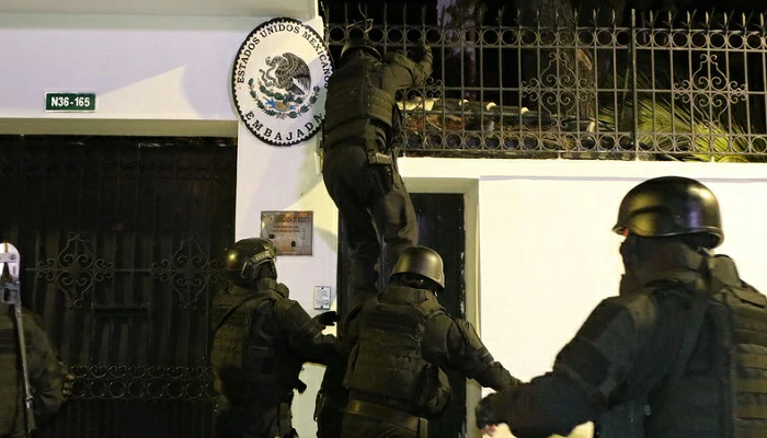 L’ambassade mexicaine prise d’assaut par la police équatorienne : Vive tension entre Mexico et Quito…