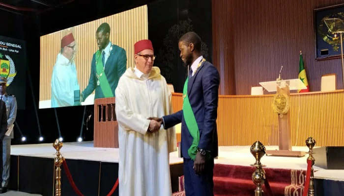 Prestation de serment de B.D. Faye : A. Akhannouch et N. Bourita à Dakar