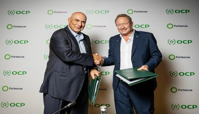 OCP-Fortescue : Une joint-venture pour développer l’énergie verte