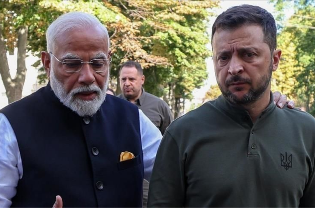 N. Modi à Kiev pour tenter une initiative de paix : Washington lance une salve de sanctions contre la Russie