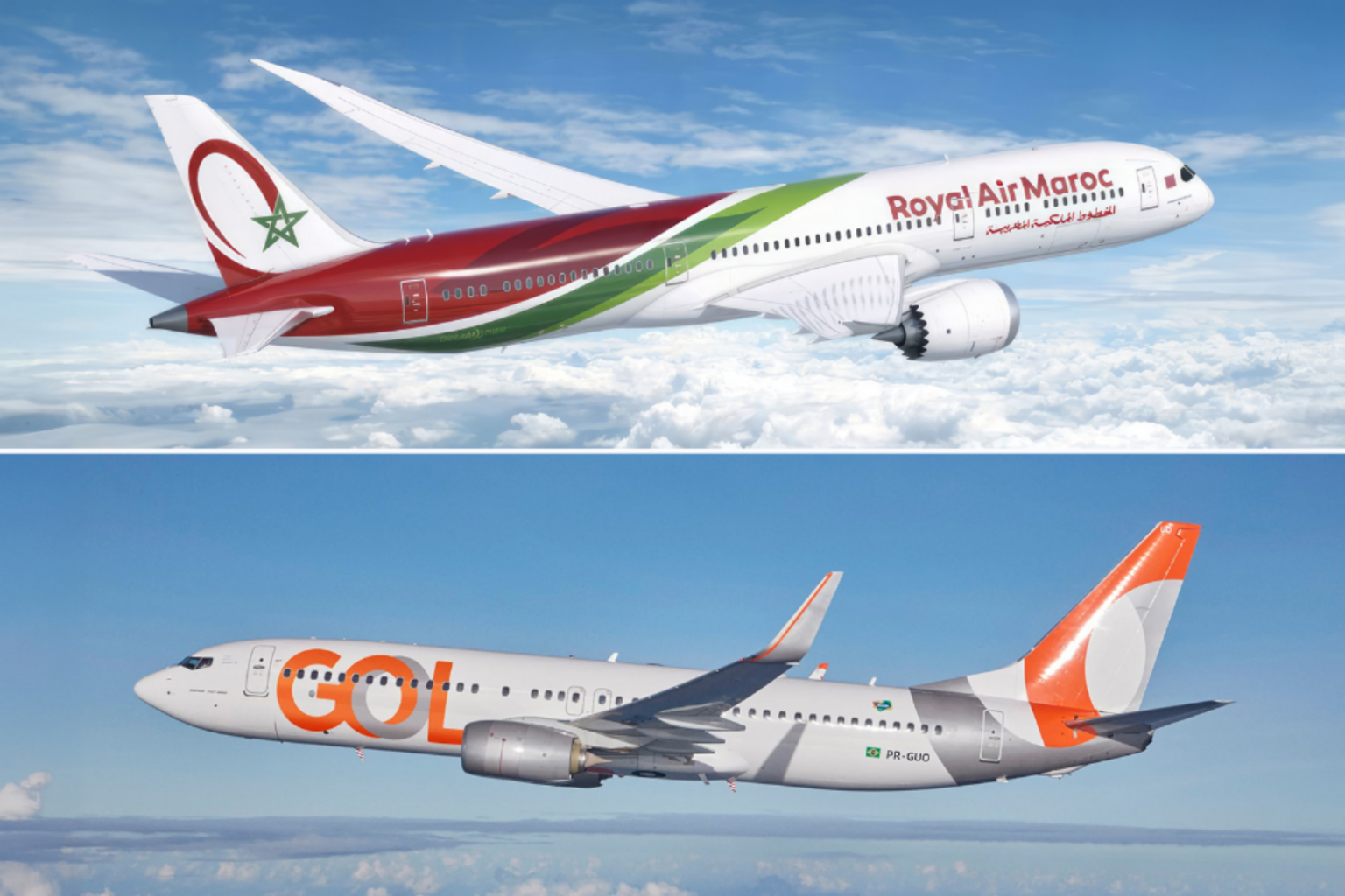 Aérien : Partage de codes. Royal Air Maroc et GOL Linhas Aéreas concluent un accord