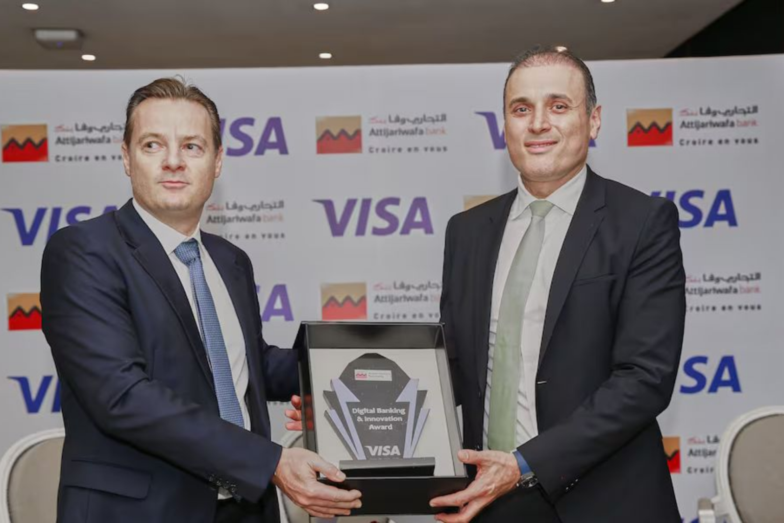 Consécration : Attijariwafa bank performe, Visa lui décerne le Digital Banking and Innovation Award