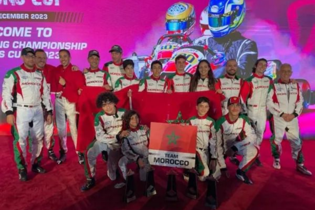 Le Maroc s’illustre à la MENA Nations Cup de karting : Une deuxième place sur 16...