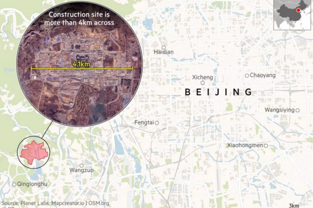 Plus grand que le Pentagone : Une gigantesque complexe militaire près de Pékin. L’armée chinoise ne se refuse rien...