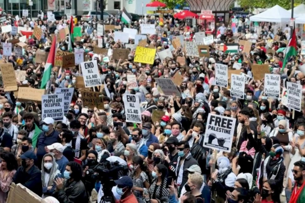 Manifestations pro-Palestine aux USA : Pour contenir cet élan. D. Trump brandit l’arme des expulsions !
