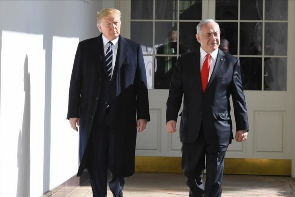 B. Netanyahu dans les bras de D. Trump : Redistribution des cartes au Moyen-Orient. Appui inconditionnel inamovible de Washington à Tel-Aviv 