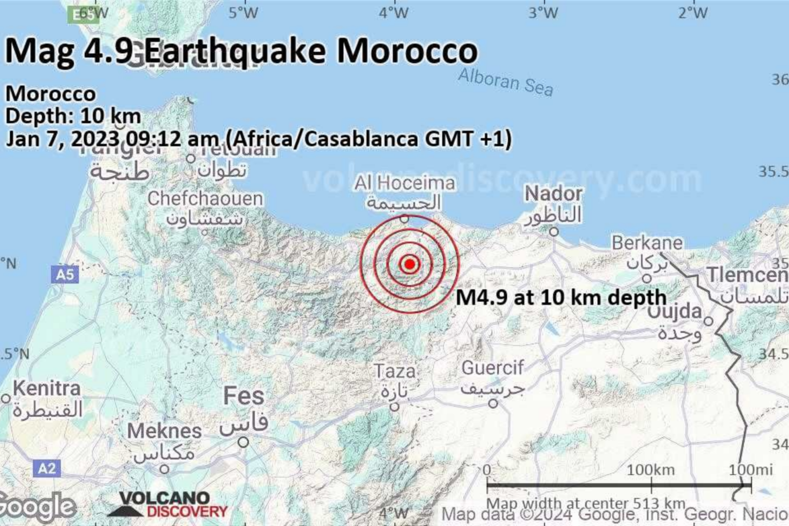 La terre a encore tremblé près de Ouezzane : L’onde de choc ressenti de Tanger à Casablanca, Pas de dégâts, assure-t-on...