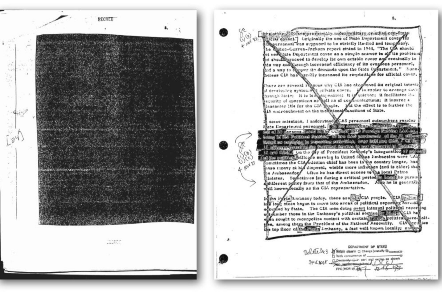 Assassinat à Dallas de J. F. Kennedy : Ce que révèlent les documents de la CIA déclassifiés. Louches opérations et grenouillages...