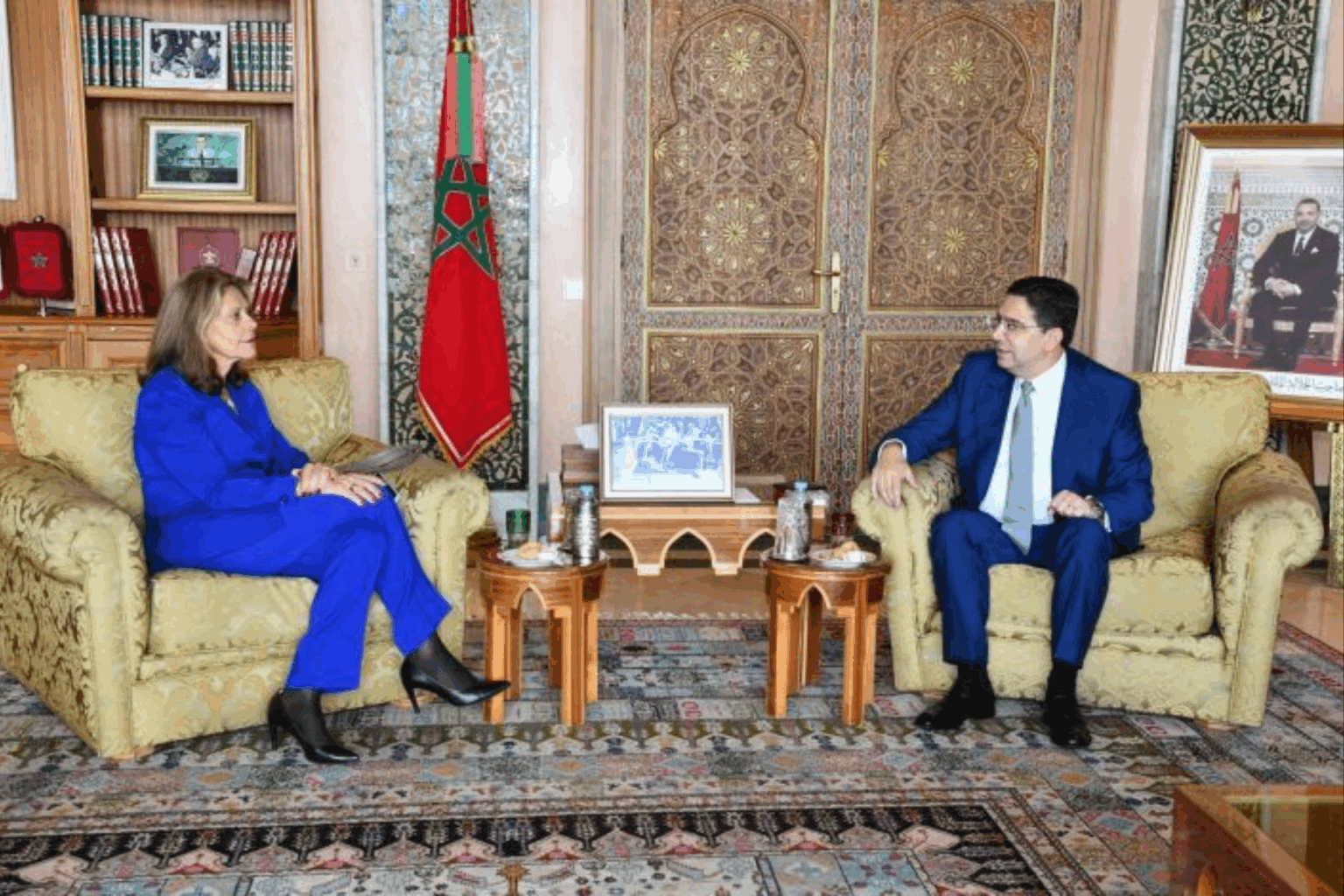 Dossier saharien : Dans le sillage de l’offensive en Amérique du Sud, N. Bourita reçoit à Rabat M-L. Ramirez