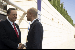 Les Israéliens contre l’Etat de Palestine : I. Katz le confirme depuis la Cisjordanie. Tout en remontant les bretelles à E. Macron et A. Guterres !