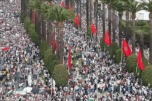 Une manifestation de solidarité avec les Palestiniens à Marrakech : Les Marocains appellent à la fin de la normalisation