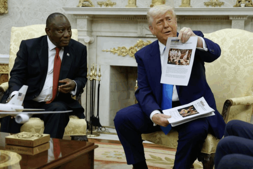 Violence contre les blancs en Afrique du Sud : D. Trump trébuche et se fait recadrer par Reuters. Les images incriminant Pretoria proviennent de Goma !