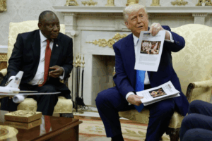 Violence contre les blancs en Afrique du Sud : D. Trump trébuche et se fait recadrer par Reuters. Les images incriminant Pretoria proviennent de Goma !
