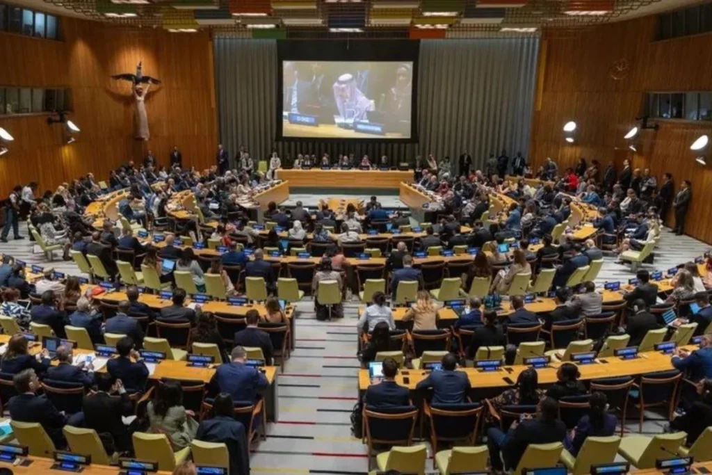 Au-delà du cessez-le-feu à Gaza souhaité : La « Déclaration de New York » fait l’éloge des deux Etats. Et condamne et l’agresseur et le résistant !