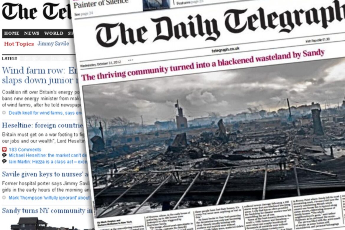 Le Daily Telegraph dans le giron d’Axel Springer : Tout pour plaire à Israël…