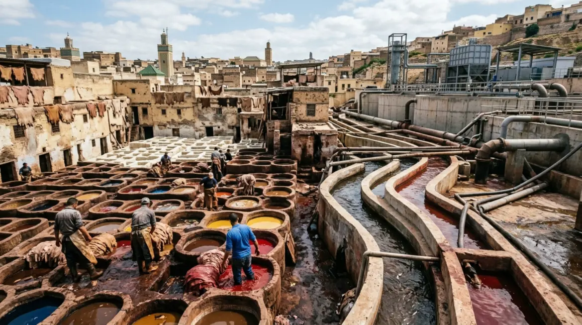 Tannerie de Fès : Les gestions des rejets toujours en question