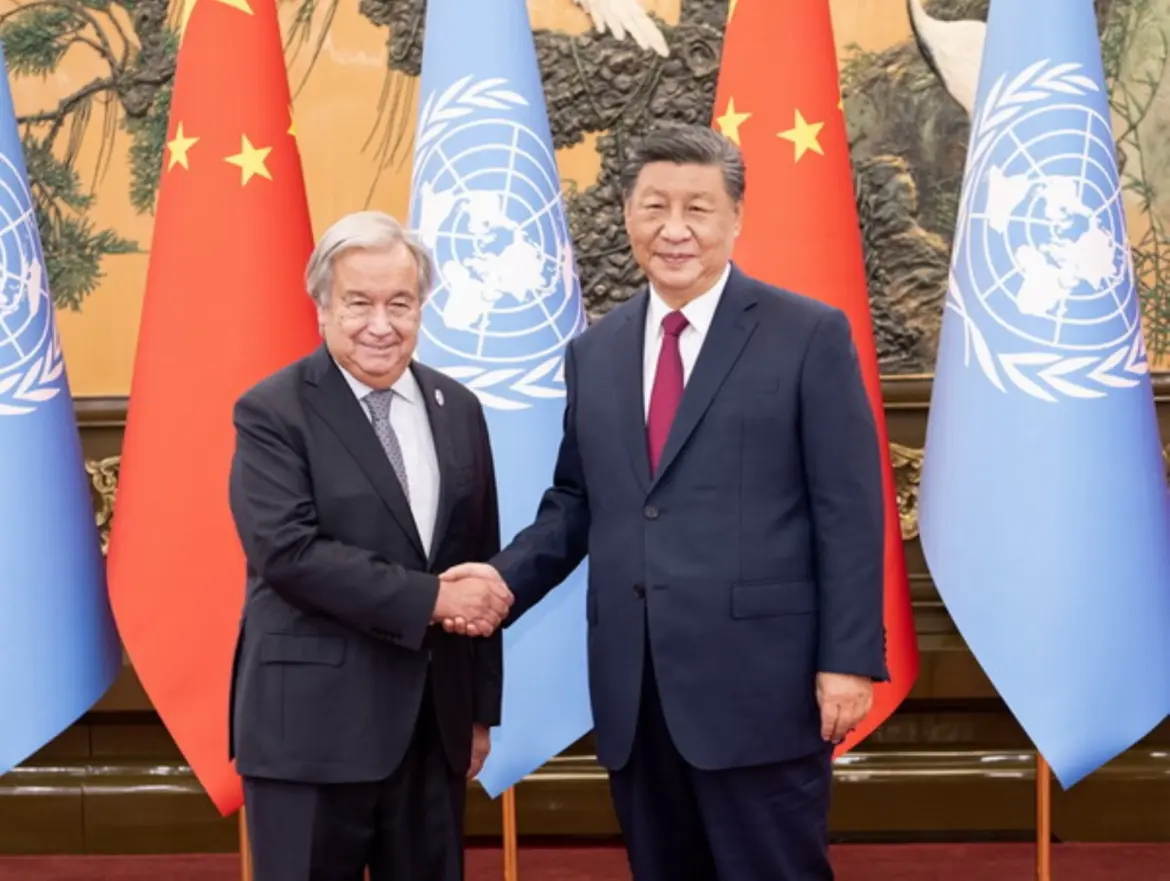 A. Guterres à Shanghai : Les engagements de Pékin en faveur de la paix et du développement réaffirmés
