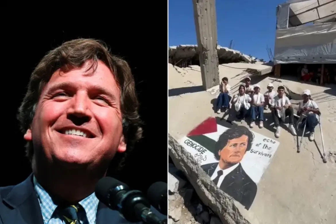 Guerre génocidaire d’Israël : Les enfants de Gaza saluent T. Carlson