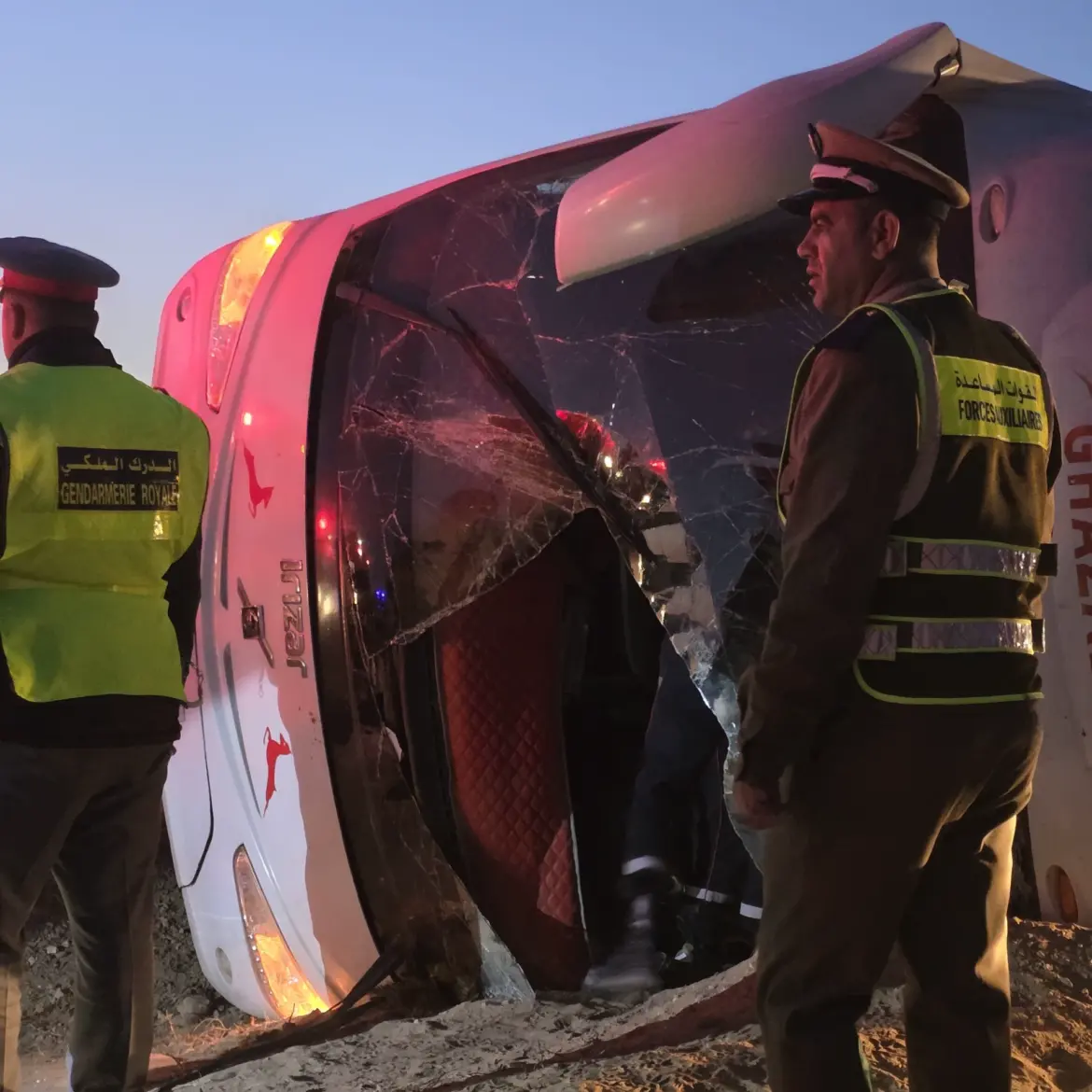 Un autocar se renverse à Tagounite : 4 morts et 22 blessés…
