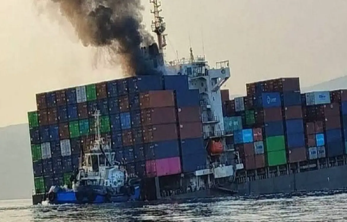 Téhéran cherche à fermer Ormuz : Un porte-container « coulé »